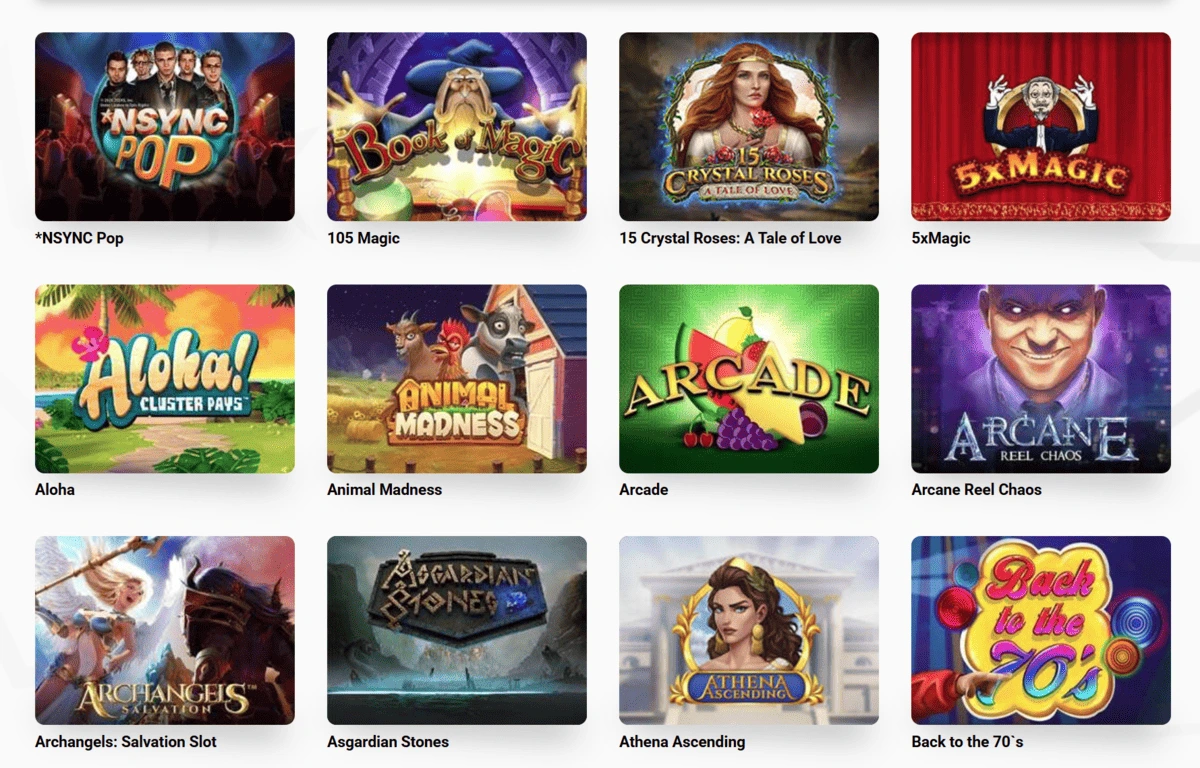 Cazino Stars top games
