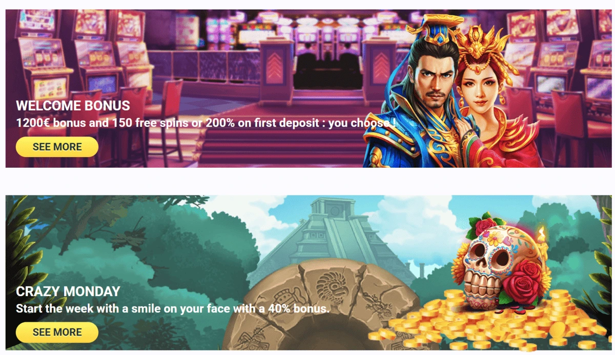 Cazino Stars Bonuses