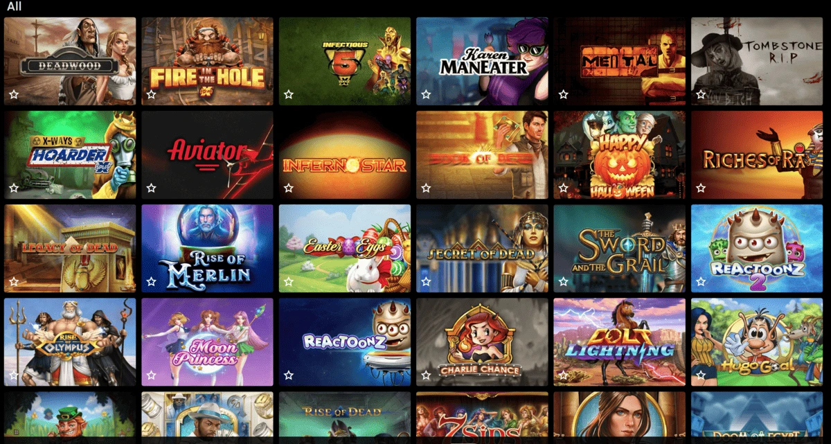 Magic Win casino games