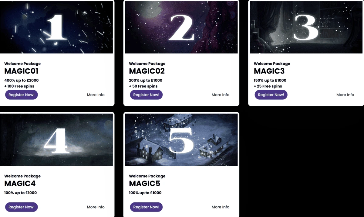 Magic Win Bonuses